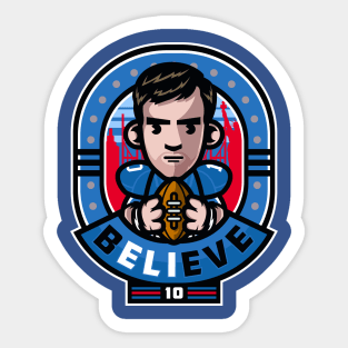 Believe in Eli Manning Sticker